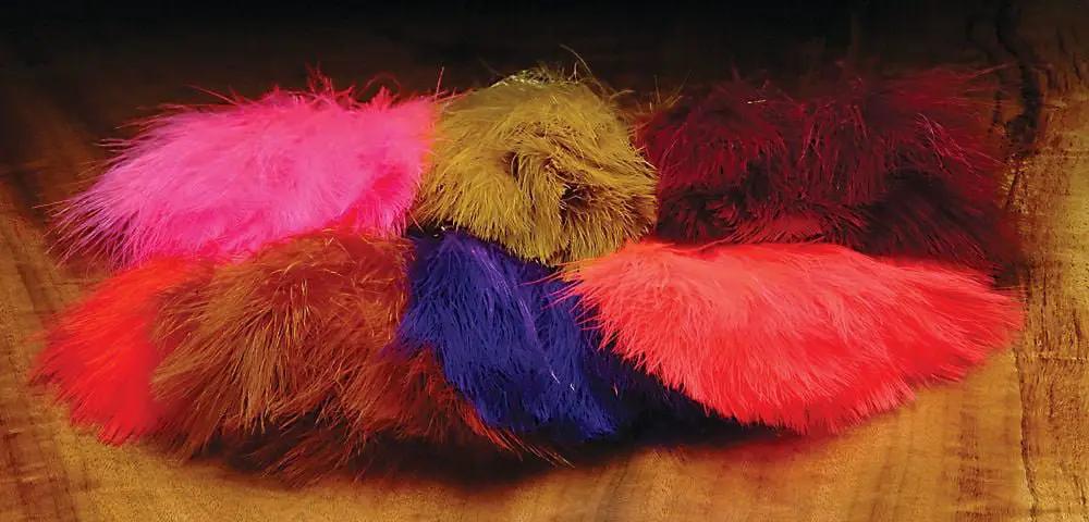 Premium Marabou Blood Quills 4-5" by Hareline Dubbin