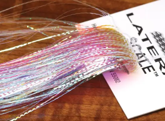 Micro 1/69" Lateral Scale Opal Mirage by Hareline Dubbin