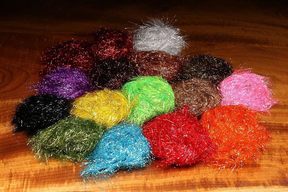 Hareline Dubbin - Polar Flash Reflector Chenille - Feather Craft Fly Fishing