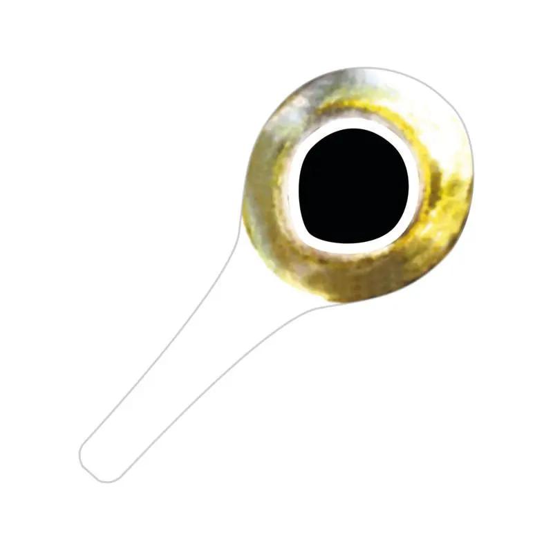 Pro 3D Tabbed Eyes - Silver/Yellow by Hareline Dubbin