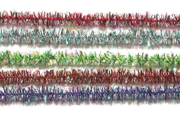 Hareline Dubbin - Synthetic Peacock Herl Chenille - Feather Craft Fly Fishing