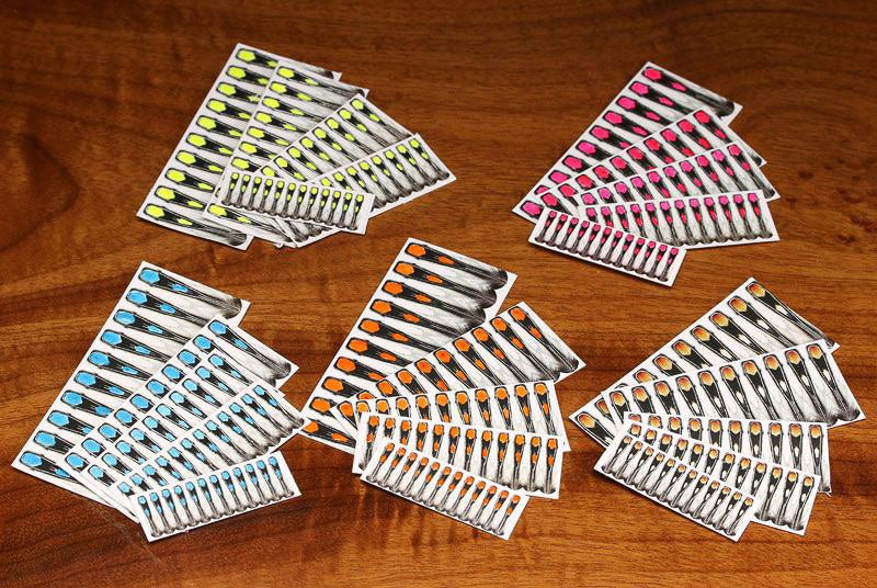 Hareline Dubbin - Uv - 3D Imitation Jungle Cock Eyes - Feather Craft Fly Fishing