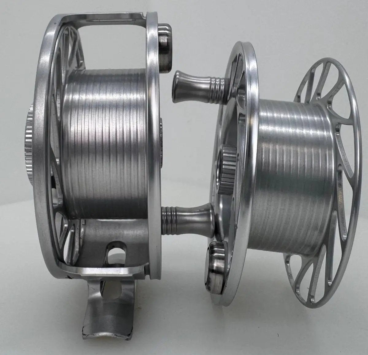Trade-In Hatch Finatic Fly Reel and Spool Combo Silver/Red by Hatch