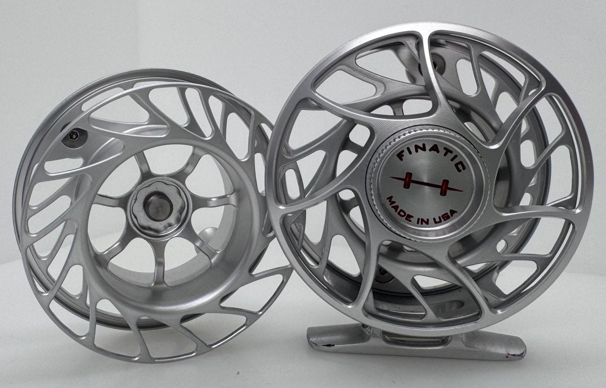 Hatch - Trade - In Hatch Finatic Fly Reel and Spool Combo Silver/Red - Feather Craft Fly Fishing