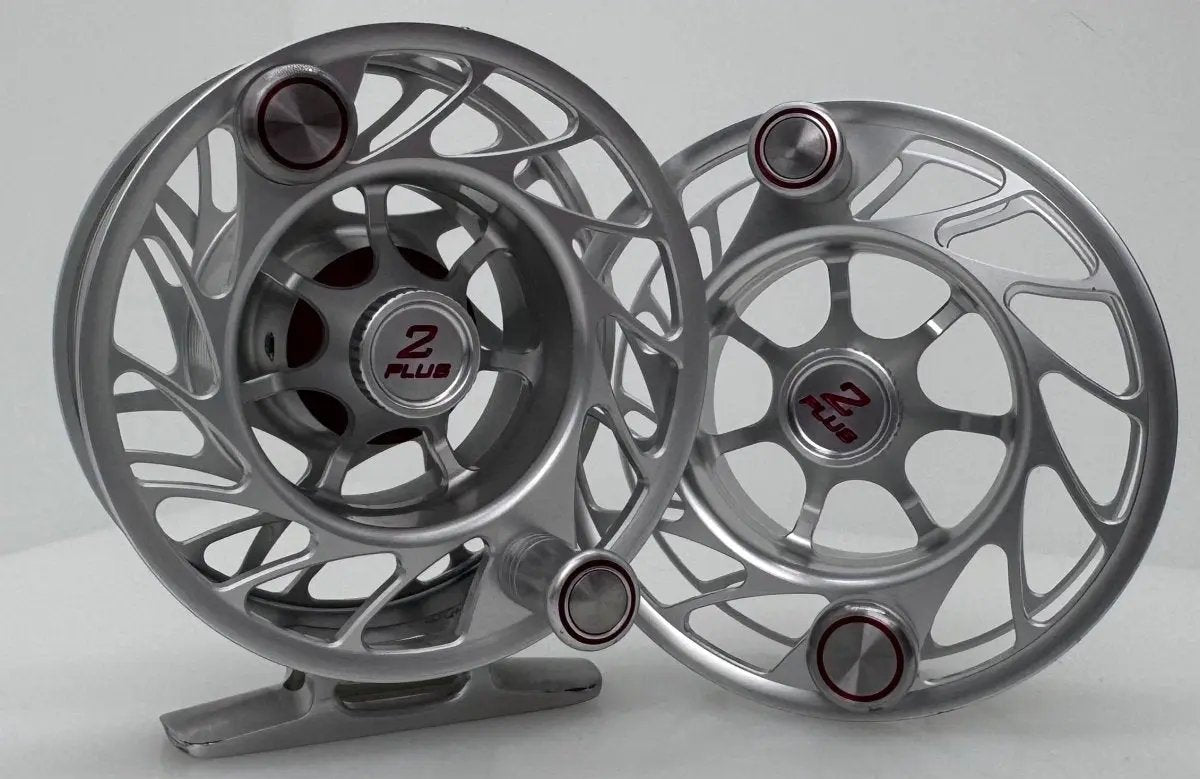 Trade-In Hatch Finatic Fly Reel and Spool Combo Silver/Red by Hatch