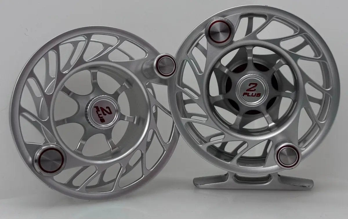 Trade-In Hatch Finatic Fly Reel and Spool Combo Silver/Red by Hatch