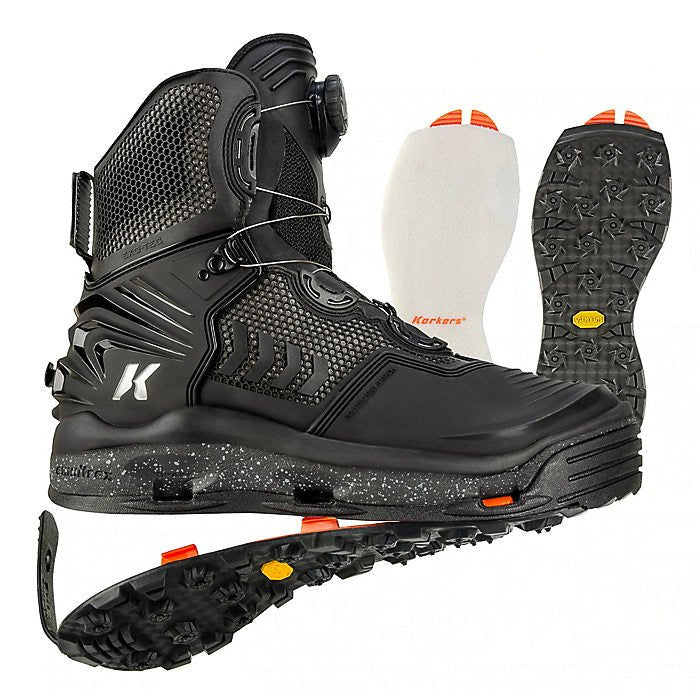 Korkers - Korkers River Ops Boa Wading Boot - Feather Craft Fly Fishing
