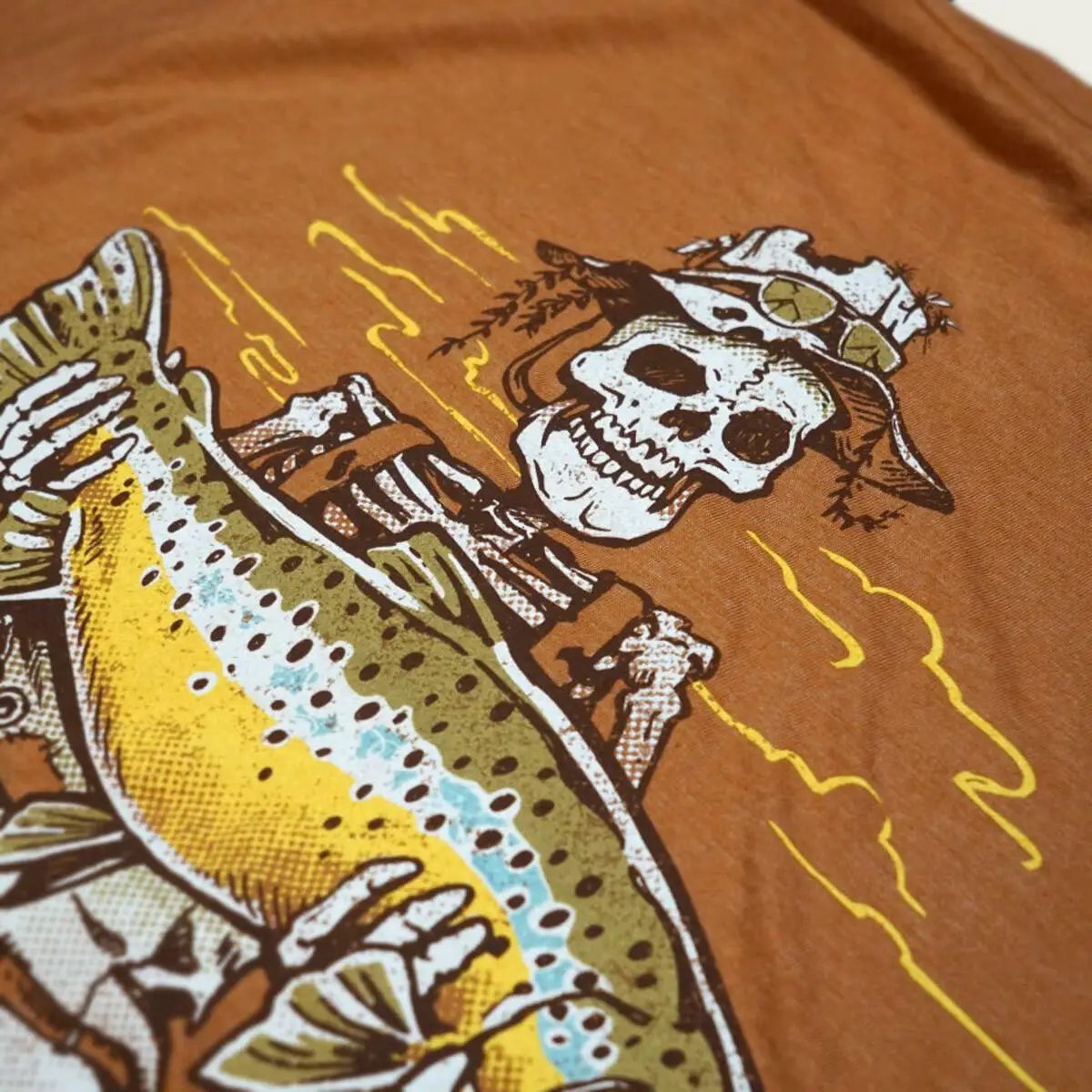 LRS Forever Fishing Tee - Brown Trout - SIZE SMALL by Lakes Rivers Streams