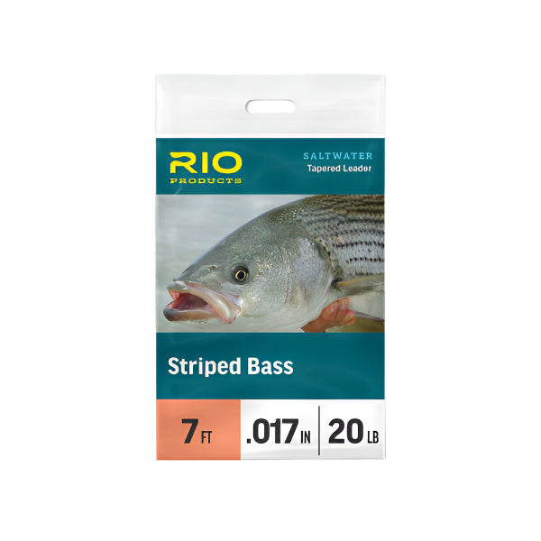 Rio Knotless Striped Bass 7-Foot Tapered Leaders - Feather Craft Fly Fishing