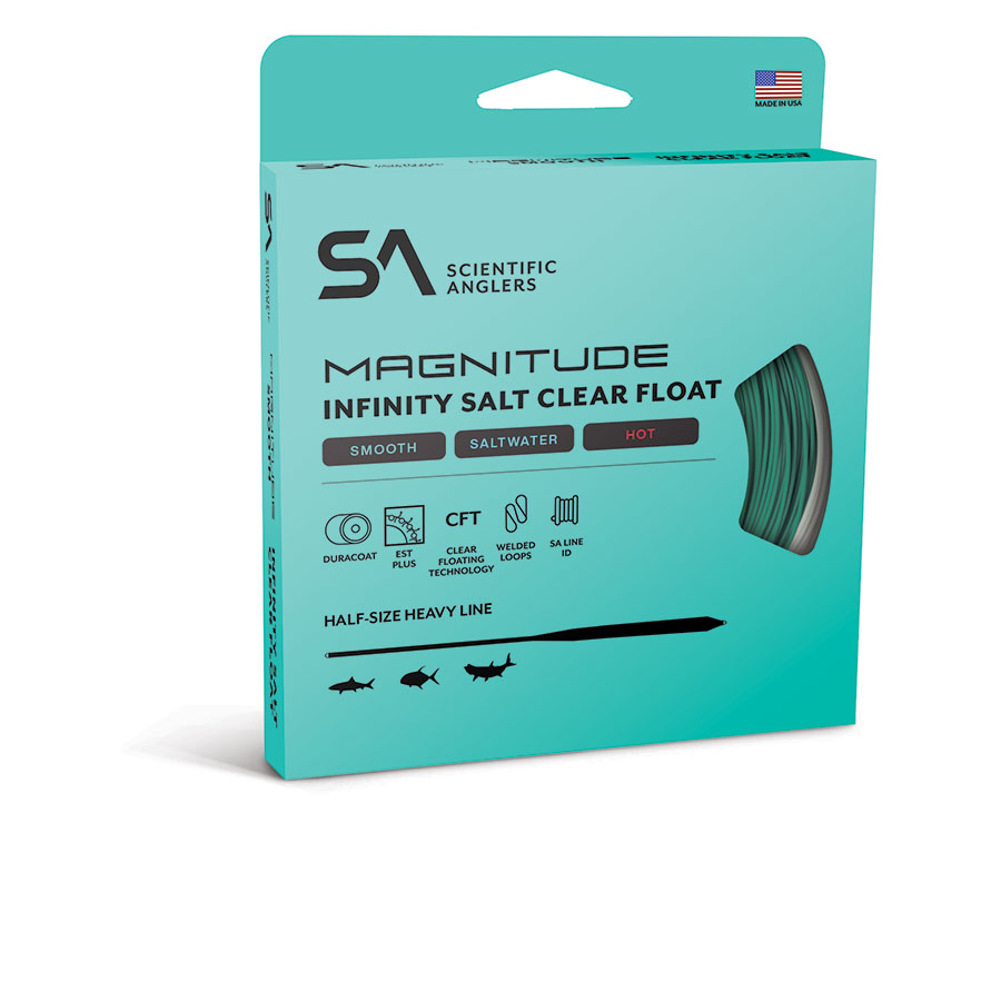 Scientific Anglers Magnitude Smooth Infinity Salt "Full Clear" Floating Fly Line - Feather Craft Fly Fishing