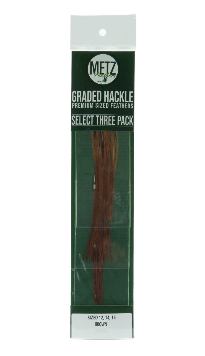 Metz - Metz Hackle Select 3 - Pak - Feather Craft Fly Fishing