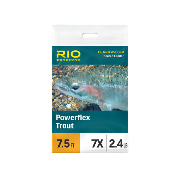 Rio Knotless Powerflex Trout Tapered Leaders 3-Pak - Feather Craft Fly Fishing