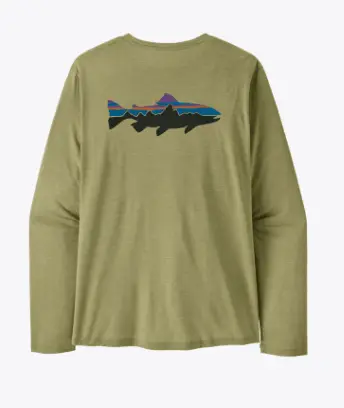 Patagonia Capilene Cool Daily Shirt - Long Sleeve - Fitz Roy Trout by Patagonia