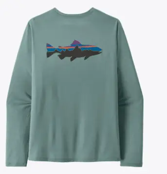 Patagonia Capilene Cool Daily Shirt - Long Sleeve - Fitz Roy Trout by Patagonia