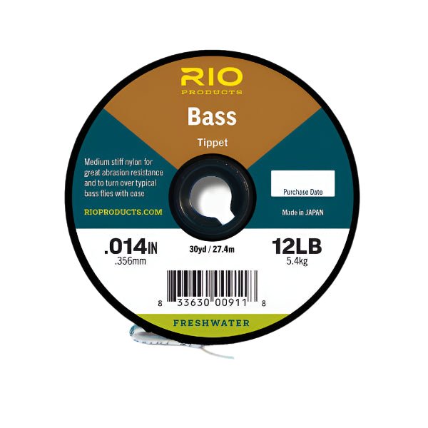 Rio - Rio Bass Tippet Material - Feather Craft Fly Fishing