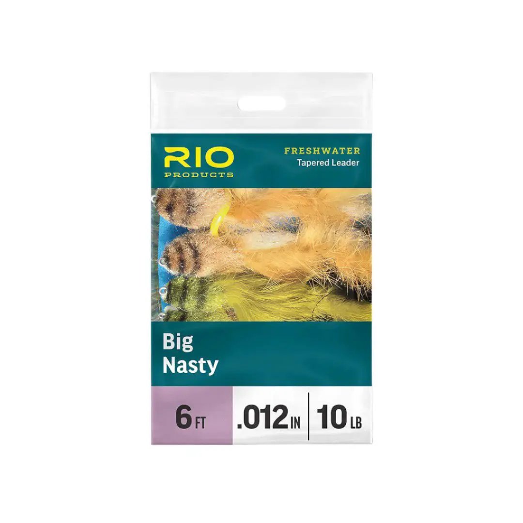 Rio Big Nasty 6-Foot Knotless Tapered Leader by Rio