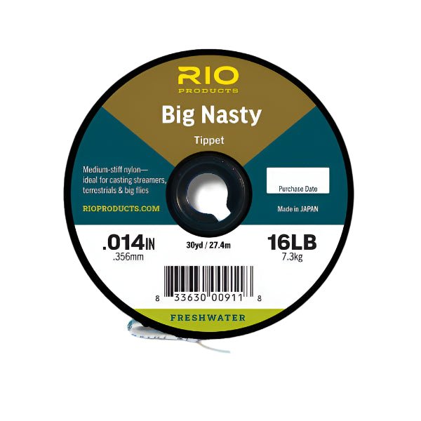 Rio - Rio Big Nasty Tippet Material - Feather Craft Fly Fishing