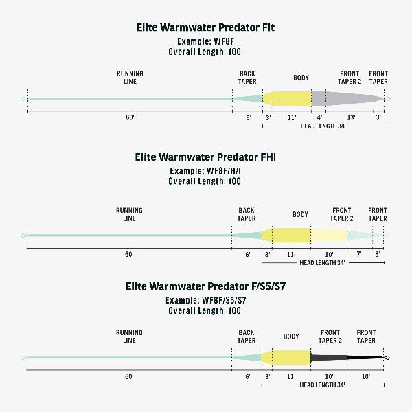 Rio - Rio Elite Warmwater Predator Sinking Fly Line - Feather Craft Fly Fishing