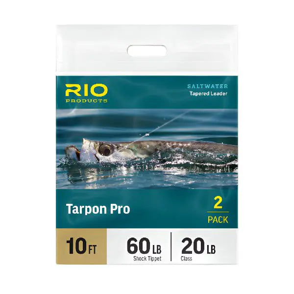 Rio Hand-Tied "Tarpon Pro" 10-Foot Tarpon Leaders - 2-Pak by Rio