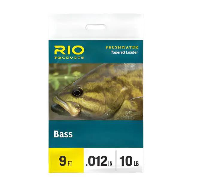 Rio Knotless Bass 9-Foot Tapered Leaders by Rio