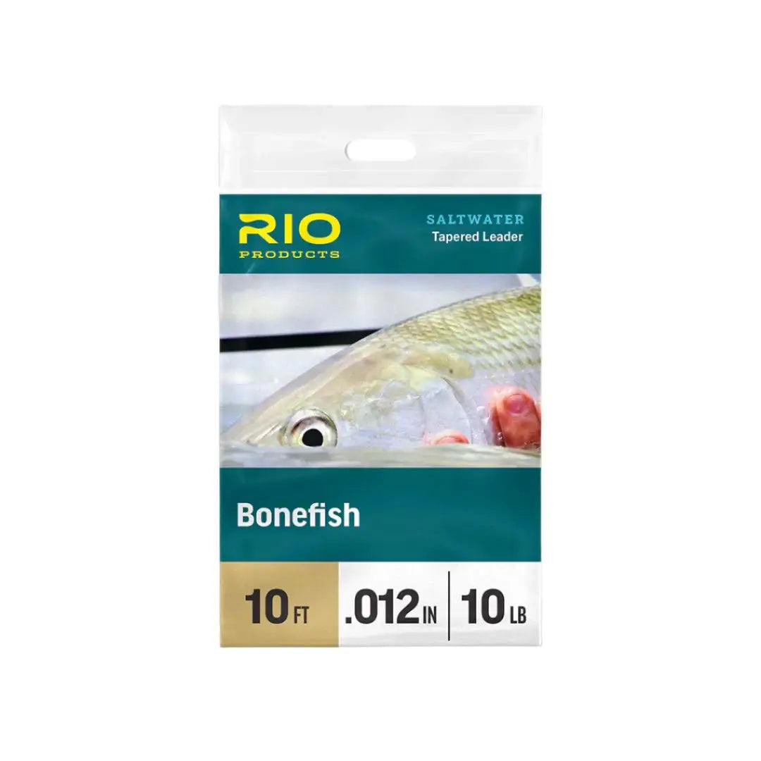 Rio Knotless Bonefish 10-Foot Tapered Leaders - 3-Pak by Rio