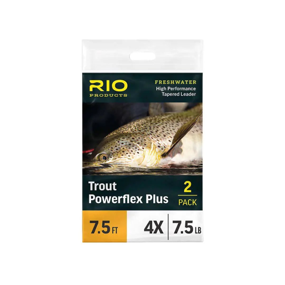 Rio Knotless Powerflex Plus Tapered Leaders 2-Pak by Rio