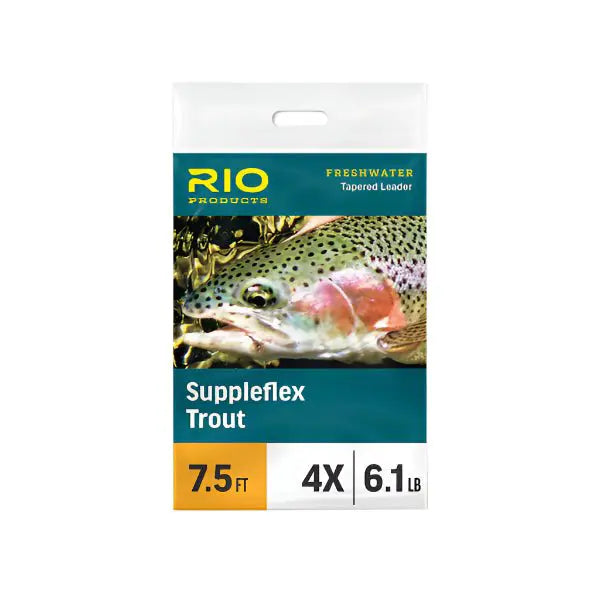 Rio Knotless Suppleflex Trout 9-Foot Tapered Leaders by Rio