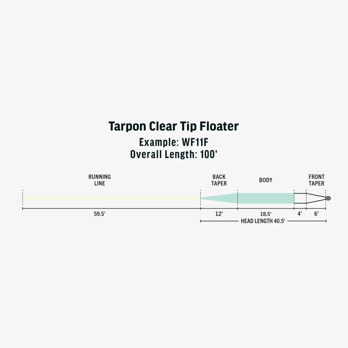 Rio Premier Tarpon Clear Tip Floating Fly Line by Rio