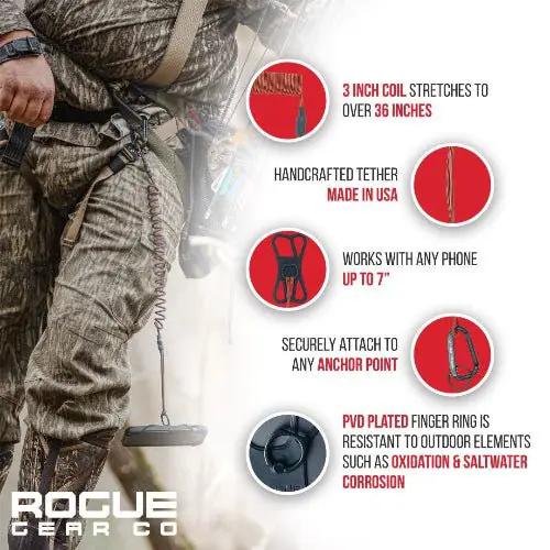 The Protector Phone Tether XD by Rogue Fishing Company