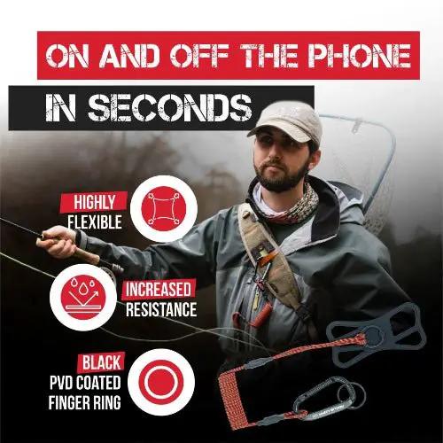 The Protector Phone Tether XD by Rogue Fishing Company