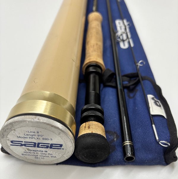 Sage - Trade-In Sage RPLXi 890-3 Saltwater Fly Rod - Feather Craft Fly Fishing