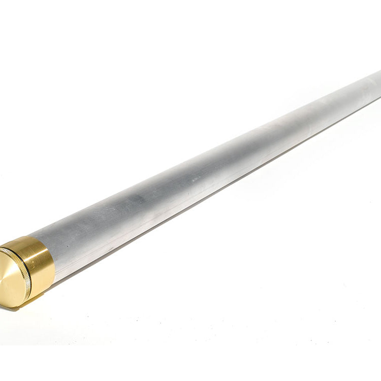 Feather Craft Satin Silver Aluminum Rod Tubes - Feather Craft Fly Fishing
