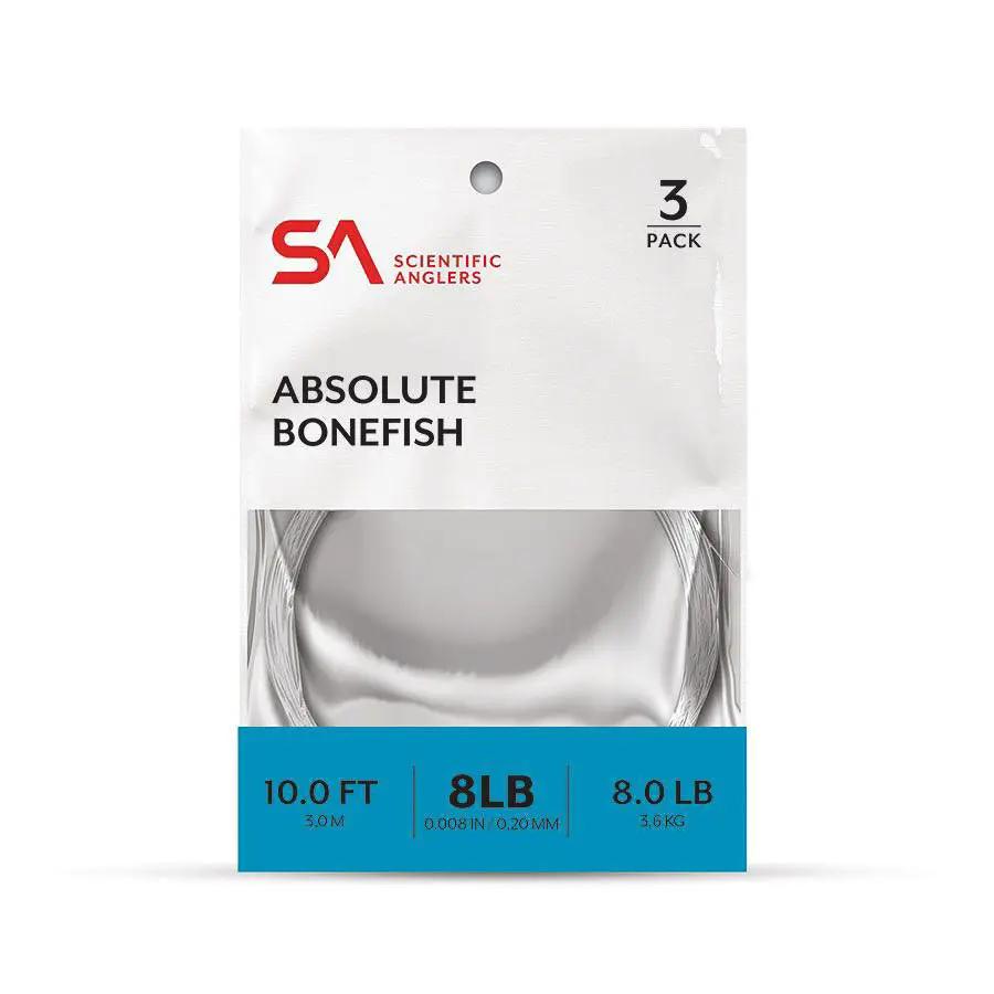Scientific Anglers Absolute 10-Foot Bonefish Leader 3-Pak by Scientific Anglers