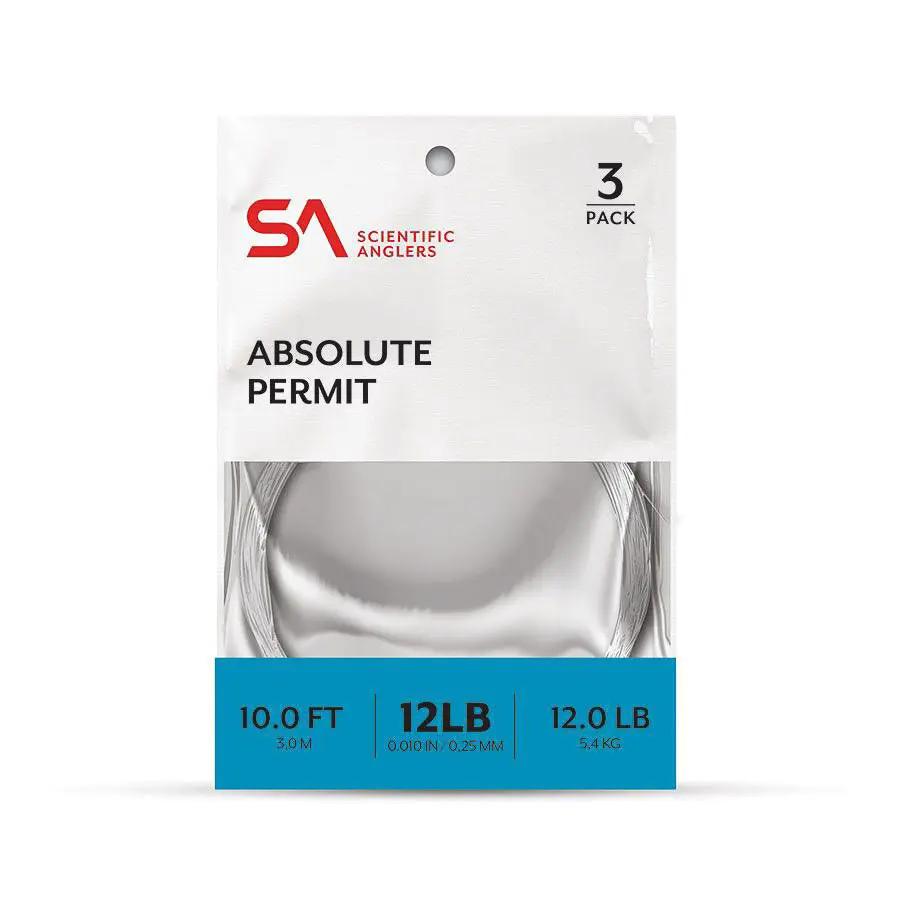 Scientific Anglers Absolute 10-Foot Permit Leader 3-Pak by Scientific Anglers