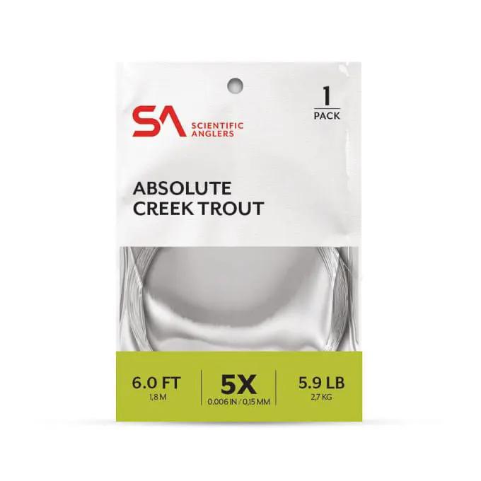 Scientific Anglers Absolute Creek Trout 6-Foot Leader by Scientific Anglers