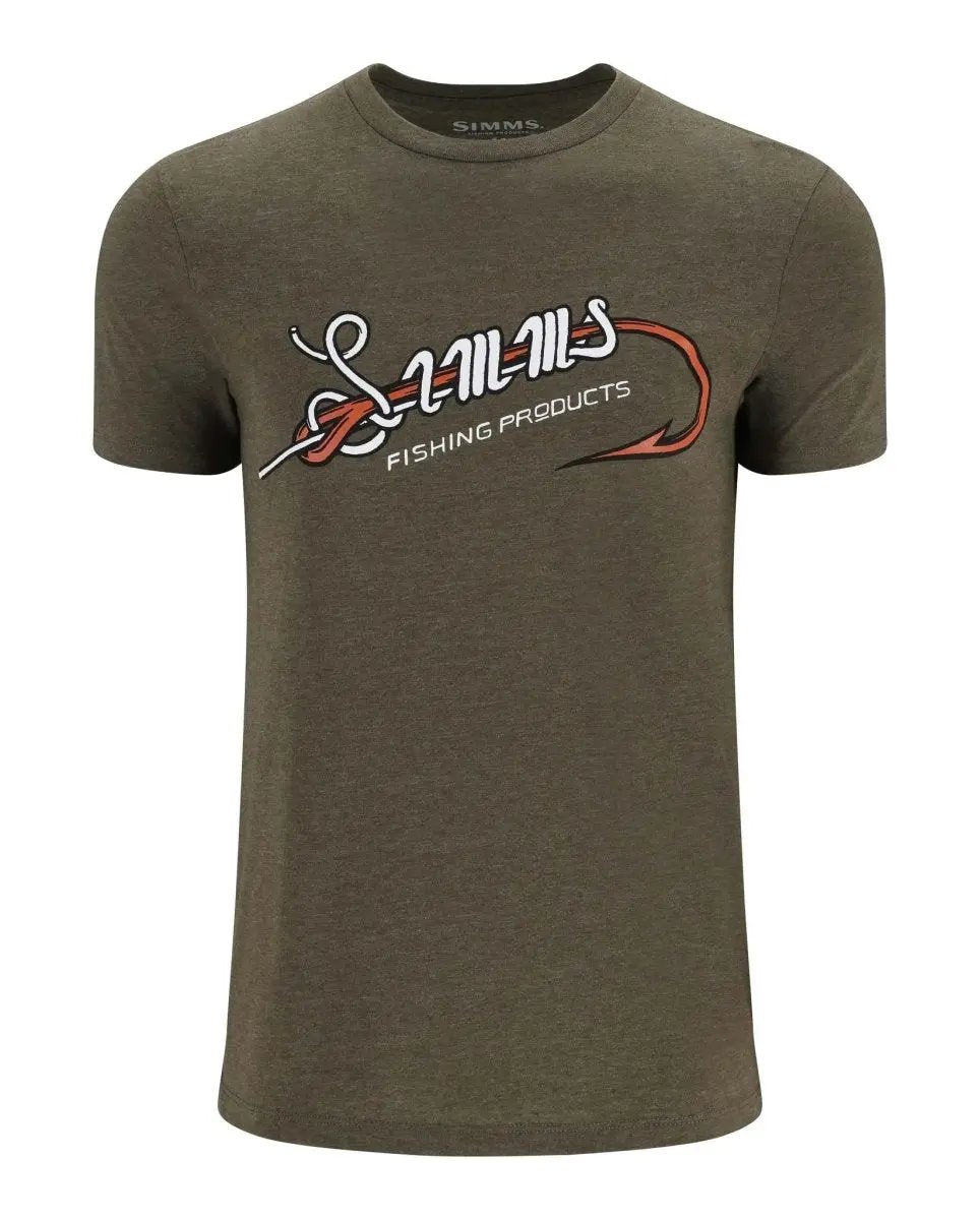 Simms Hook & Loop Logo T-Shirt by Simms