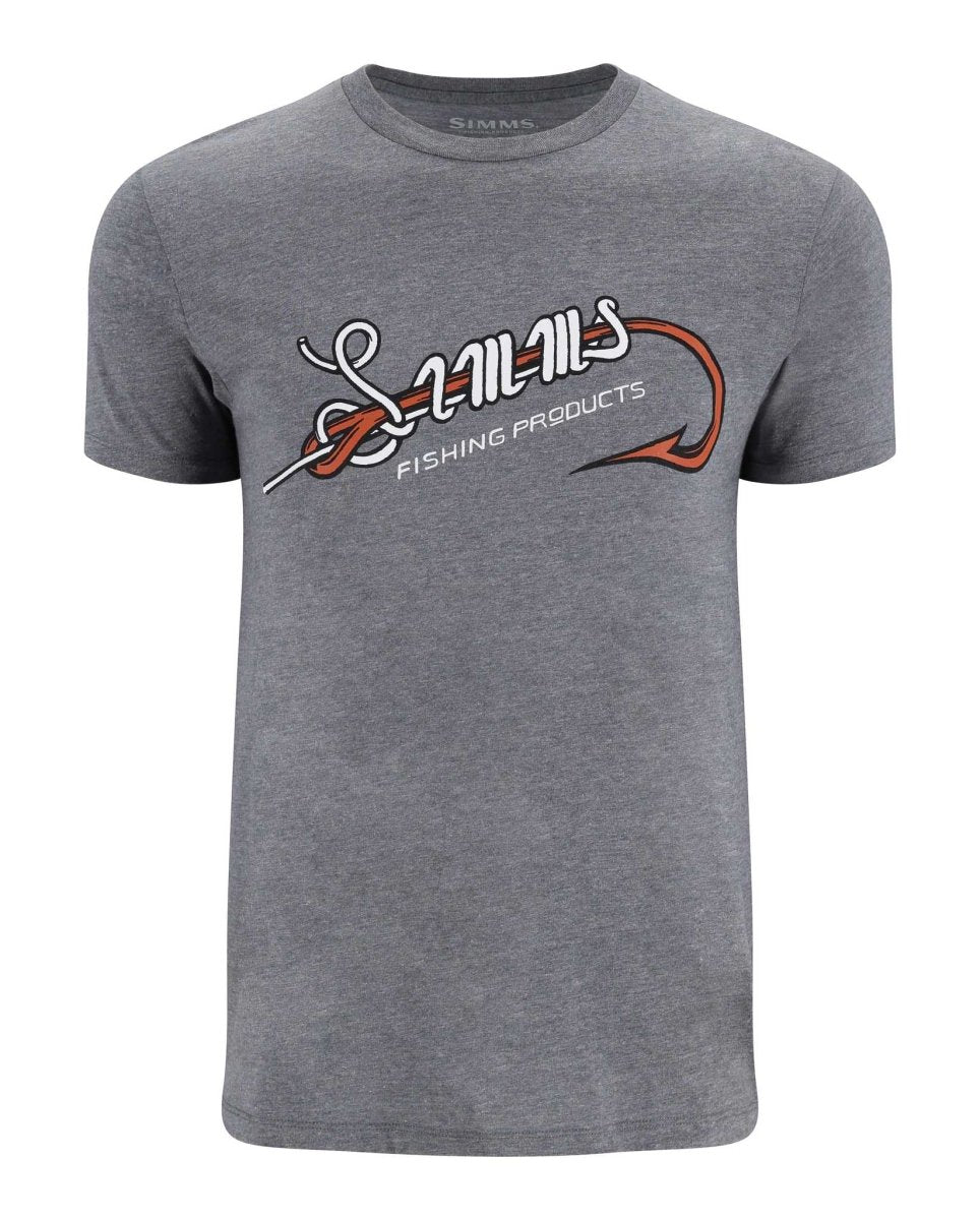 Simms - Simms Hook & Loop Logo T-Shirt - Feather Craft Fly Fishing