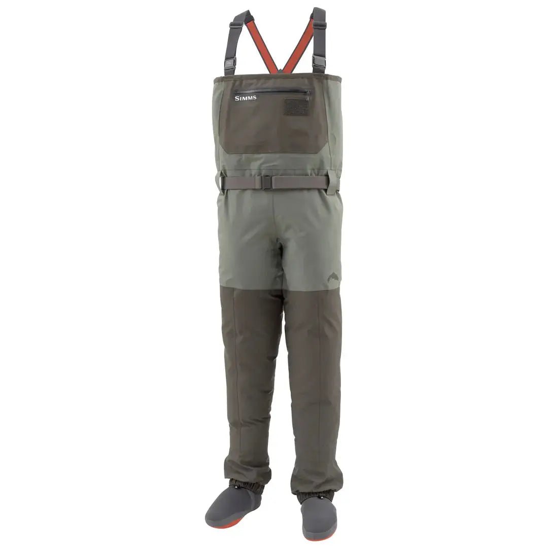 Simms - Simms Men's Freestone Stockingfoot Wader - XL Short - Dark Gunmetal - Feather Craft Fly Fishing
