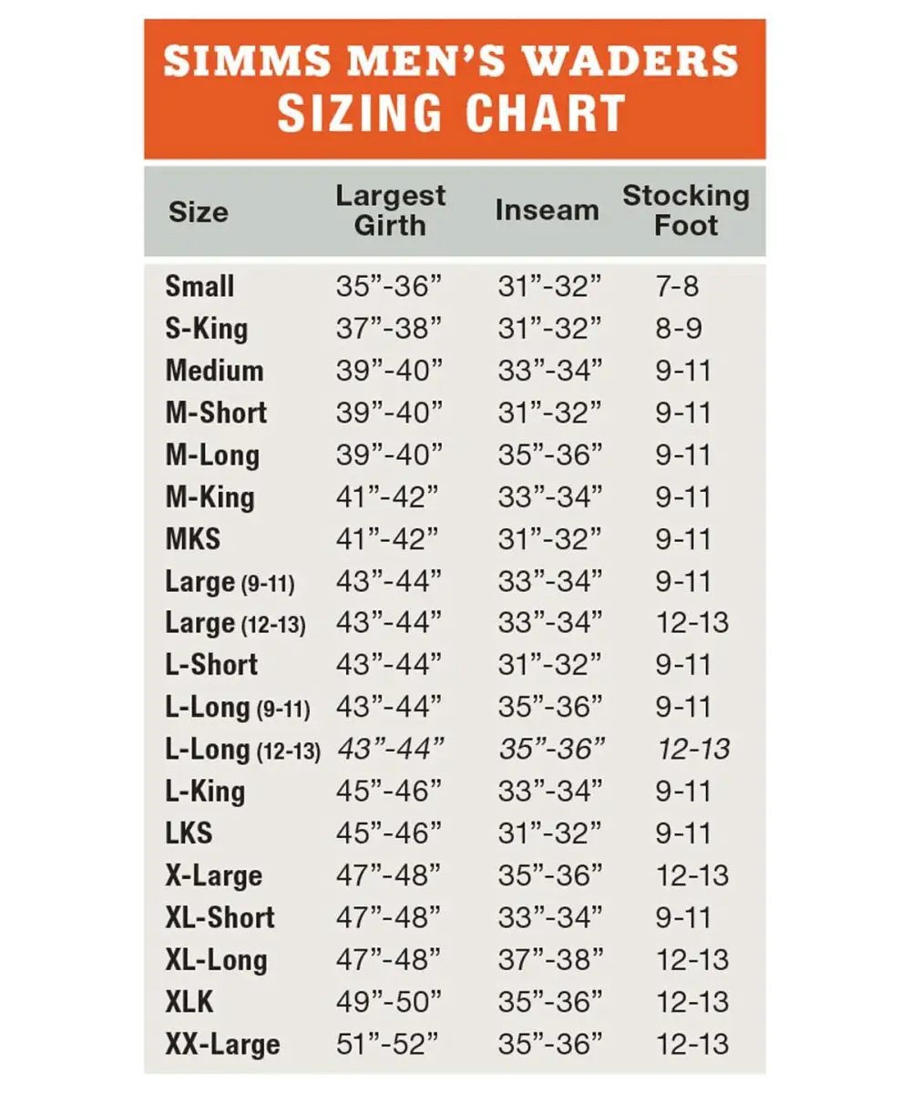 Simms Men's Tributary Stockingfoot Wader by Simms