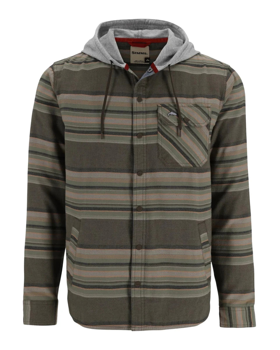 Simms - Simms Santee Flannel Hoody - Feather Craft Fly Fishing