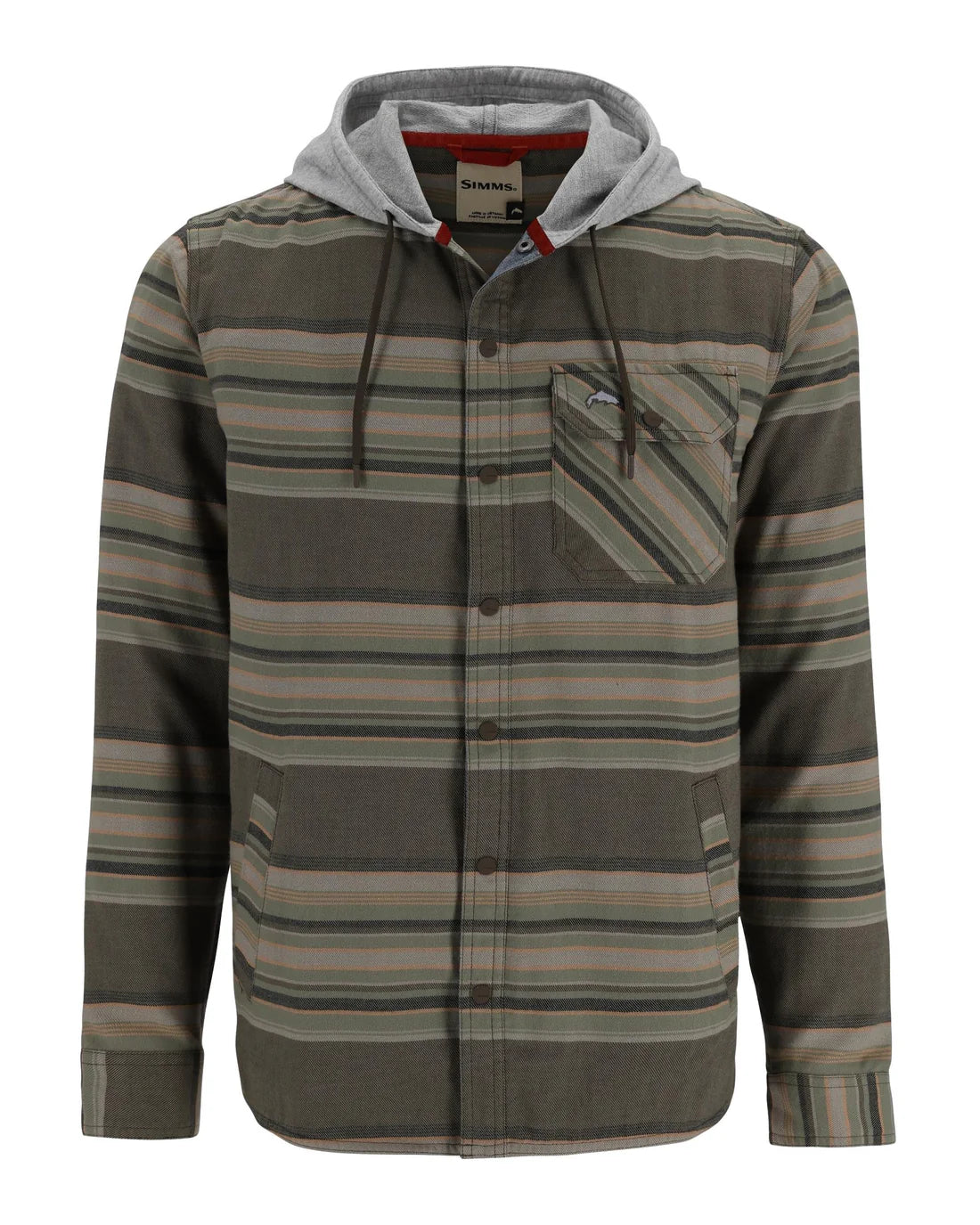 Simms Santee Flannel Hoody - Feather Craft Fly Fishing