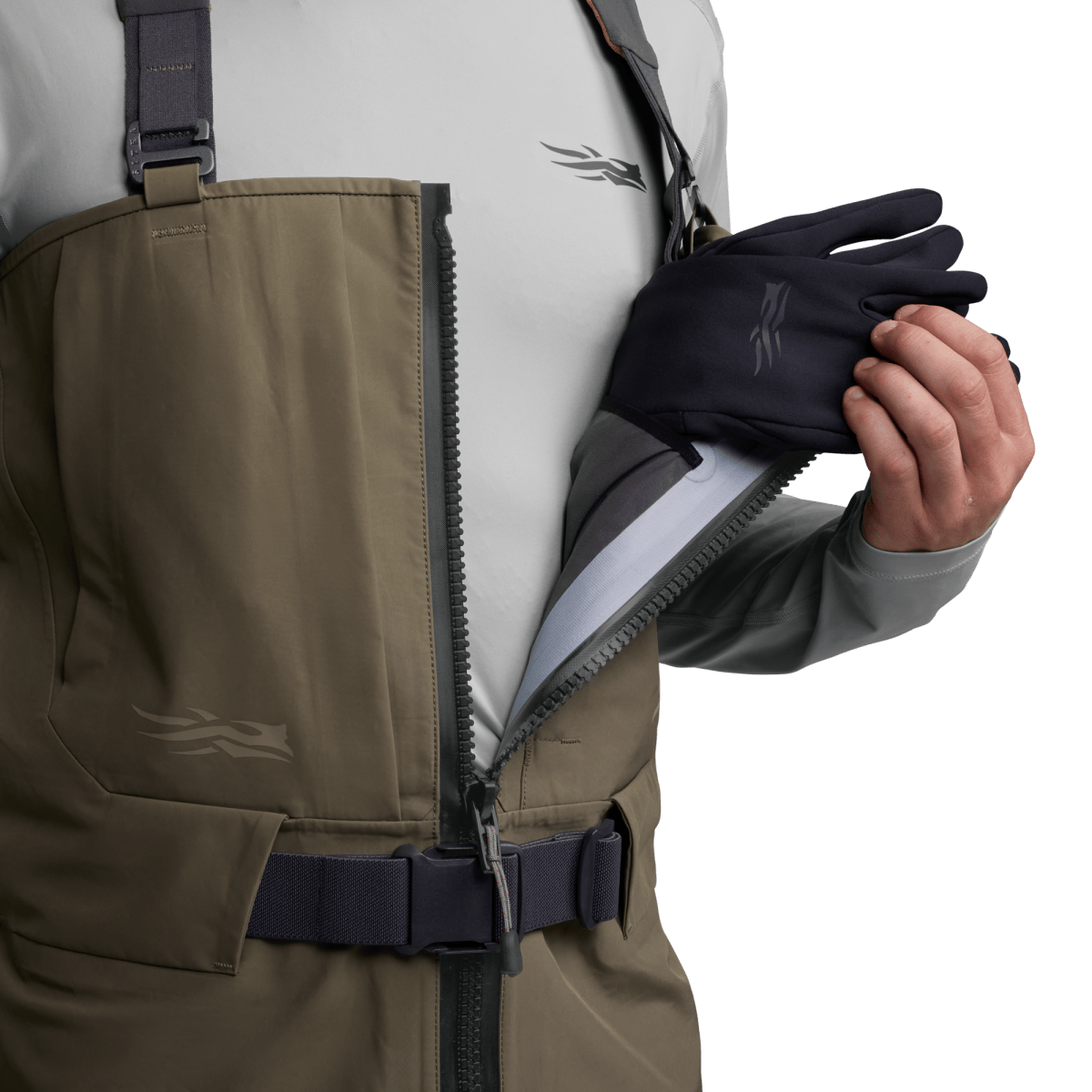 Sitka - SITKA CrossCurrent Zip GTX Stockingfoot Wader - Feather Craft Fly Fishing