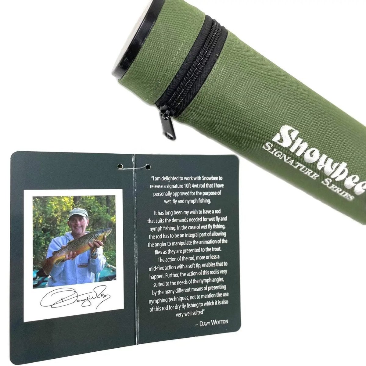 Snowbee - Snowbee Signature Series - "Davy Wotton" Wet Fly & Nymph Fly Rod - 10'0" 4wt - Feather Craft Fly Fishing