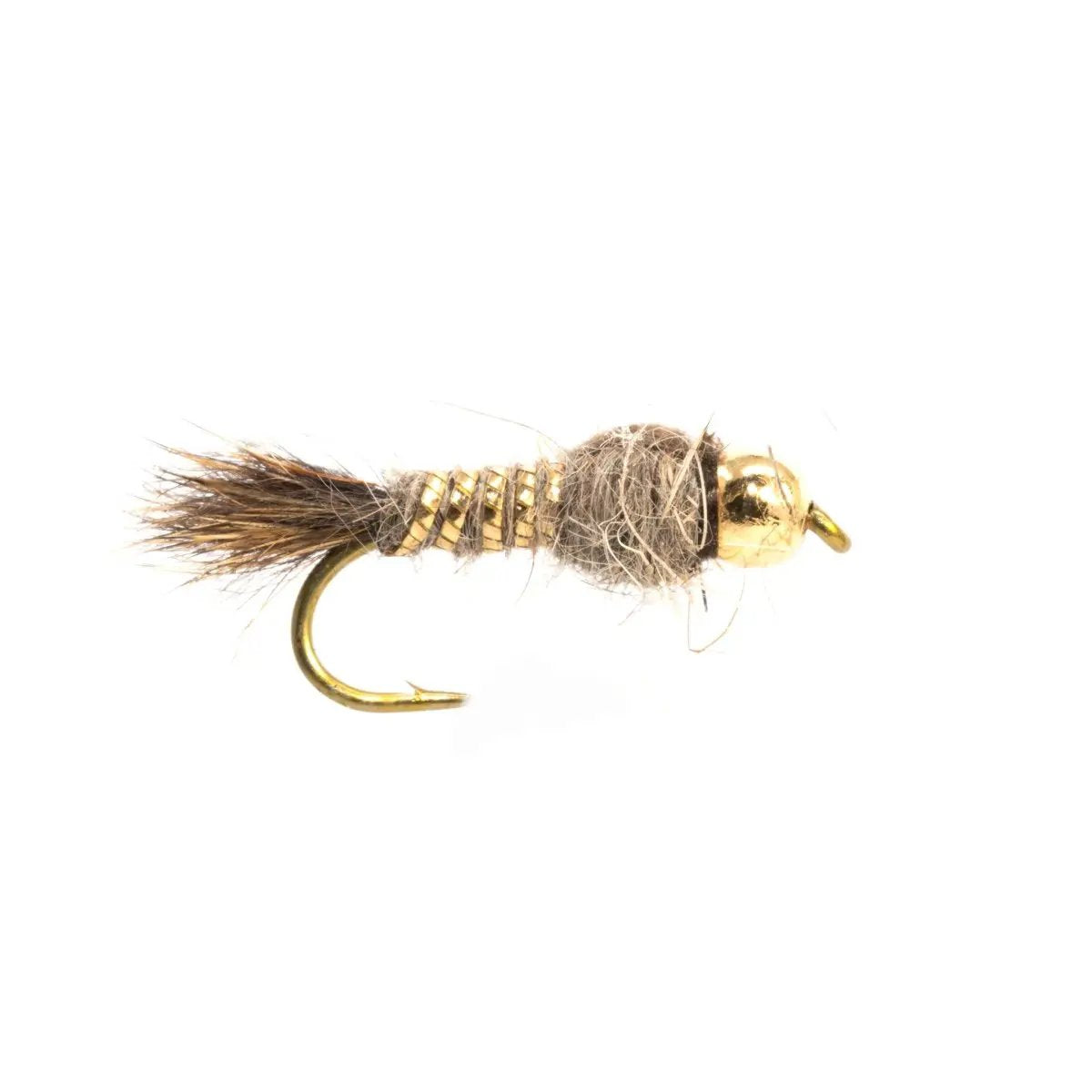 Bead Head Gold Ribbed Hares Ear by Solitude Flies