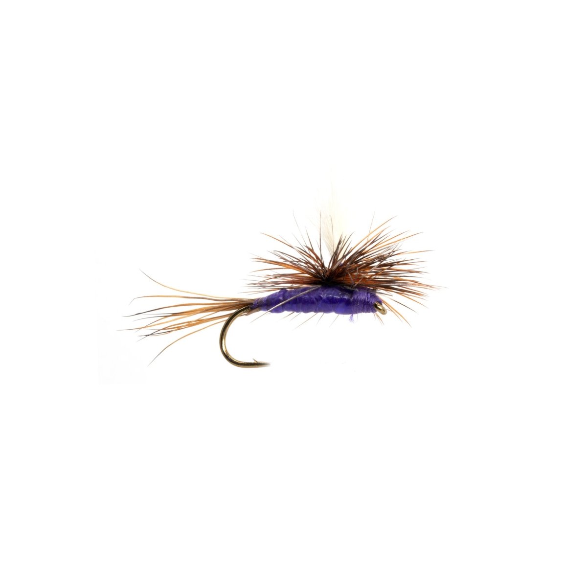 Solitude Flies - Parachute Purple Adams - Feather Craft Fly Fishing