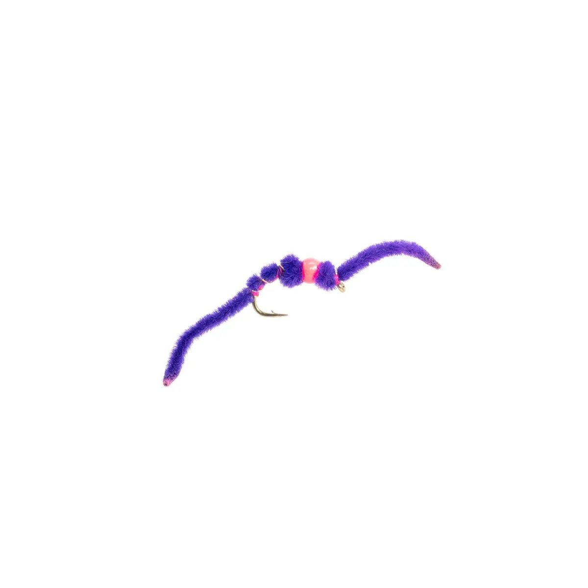 Tungsten Bead Head San Juan Worm by Solitude Flies