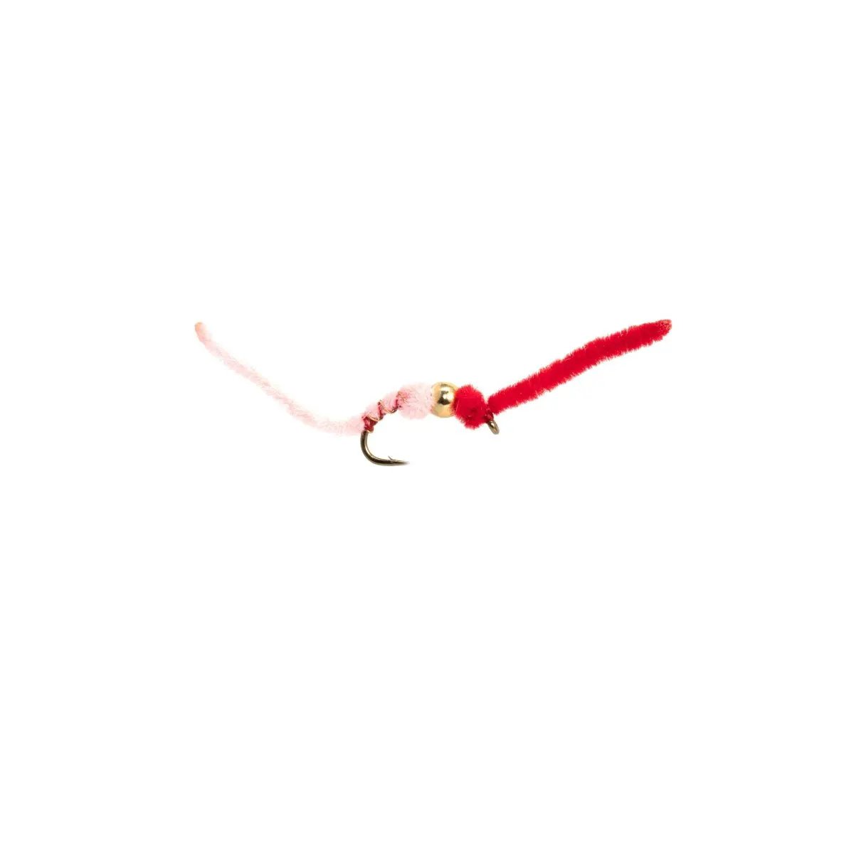 Tungsten Bead Head San Juan Worm by Solitude Flies