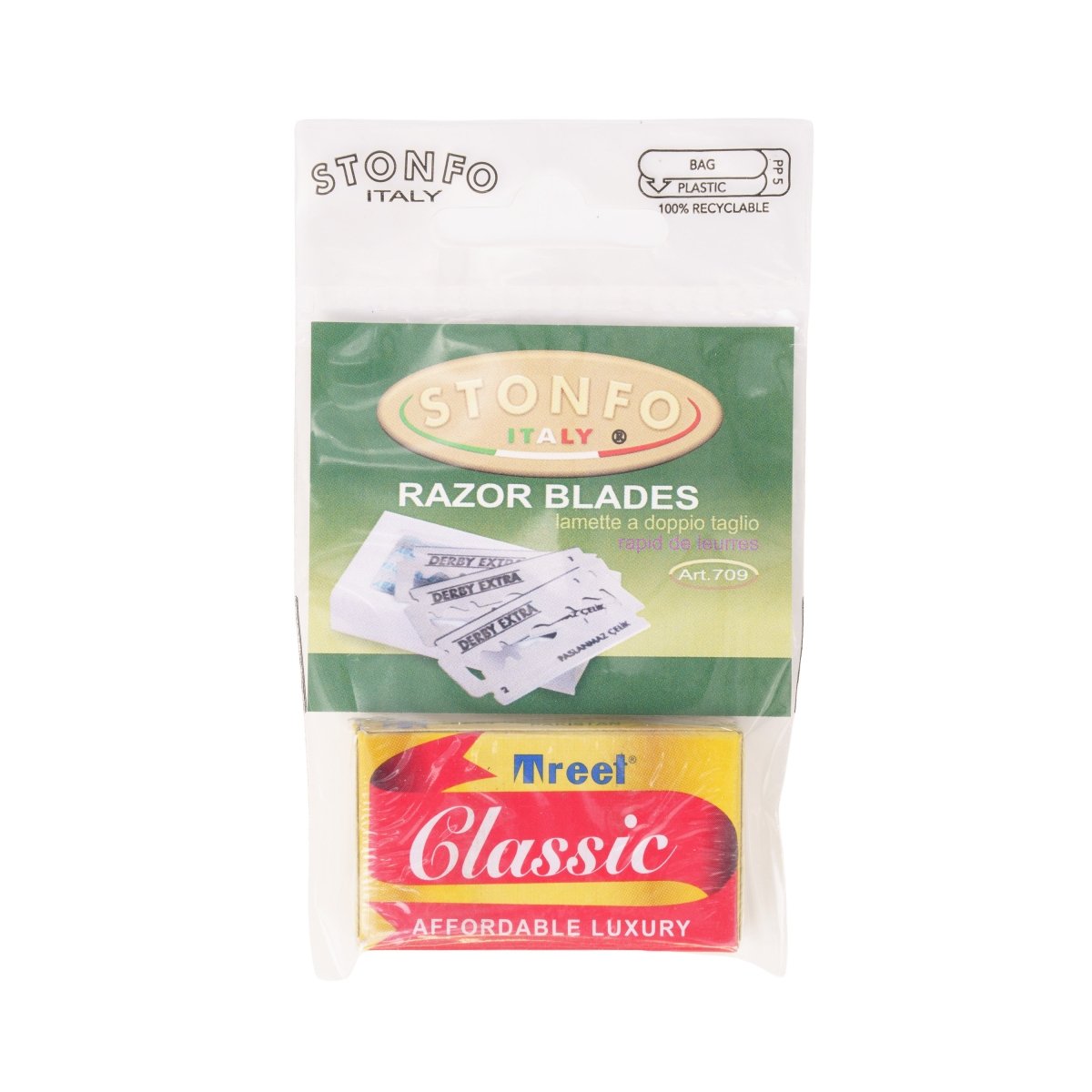 Stonfo - Stonfo Double-Edge Razor Blades - 10 Pack - Feather Craft Fly Fishing
