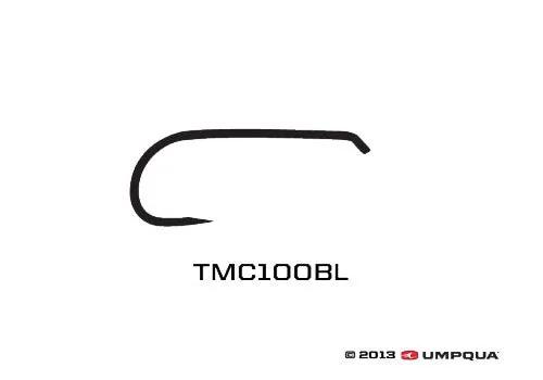 TMC 100BL Barbless Standard Dry Fly Hook by Tiemco