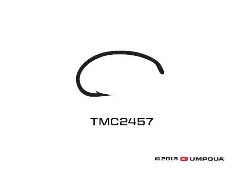 TMC 2457 Heavy-Wire Scud Hook by Tiemco